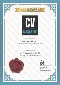 Awarded Coaching Top 50 | Augmentable Marketing Limited